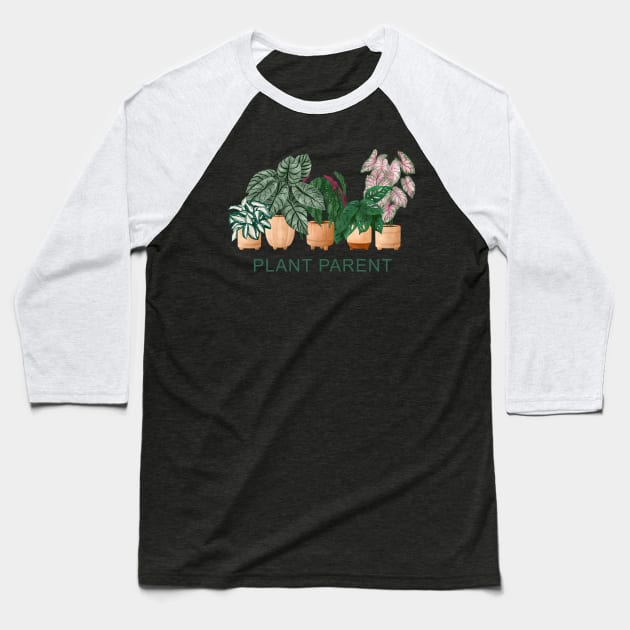 Plant Parent Baseball T-Shirt by Gush Art Studio 1